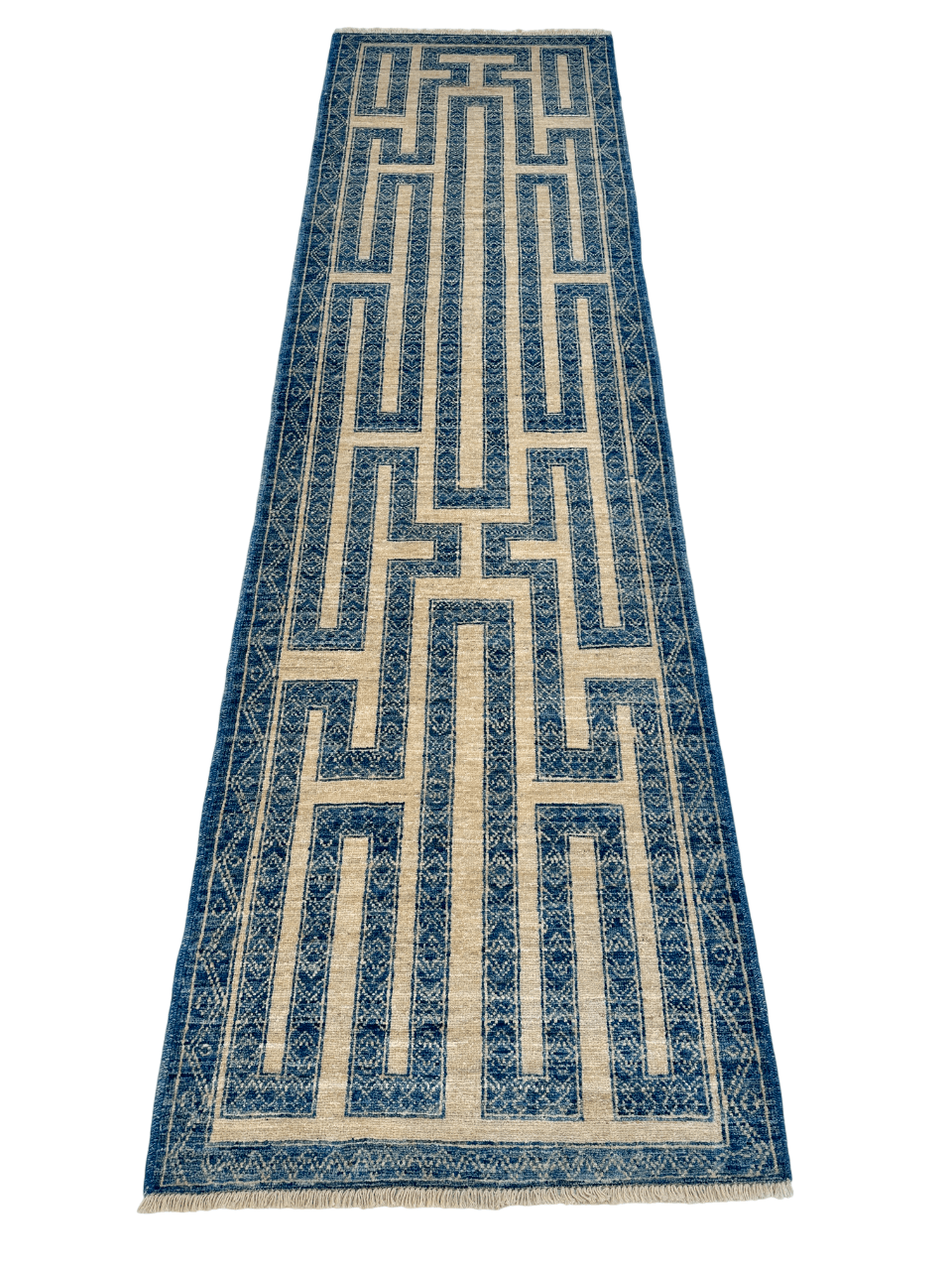 Tuareg (2'08"x9'08") blue/ivory