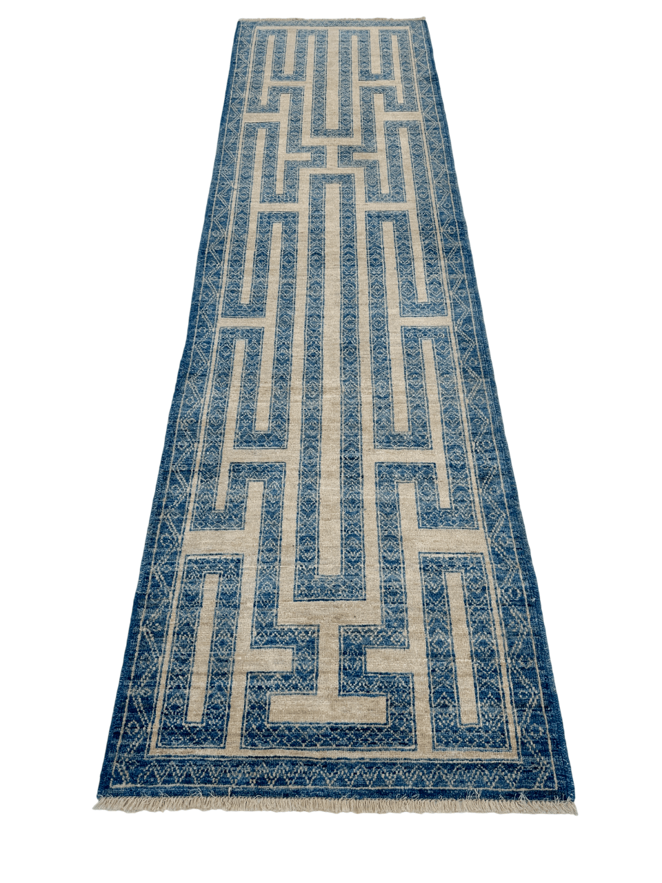 Tuareg (2'08"x9'08") blue/ivory