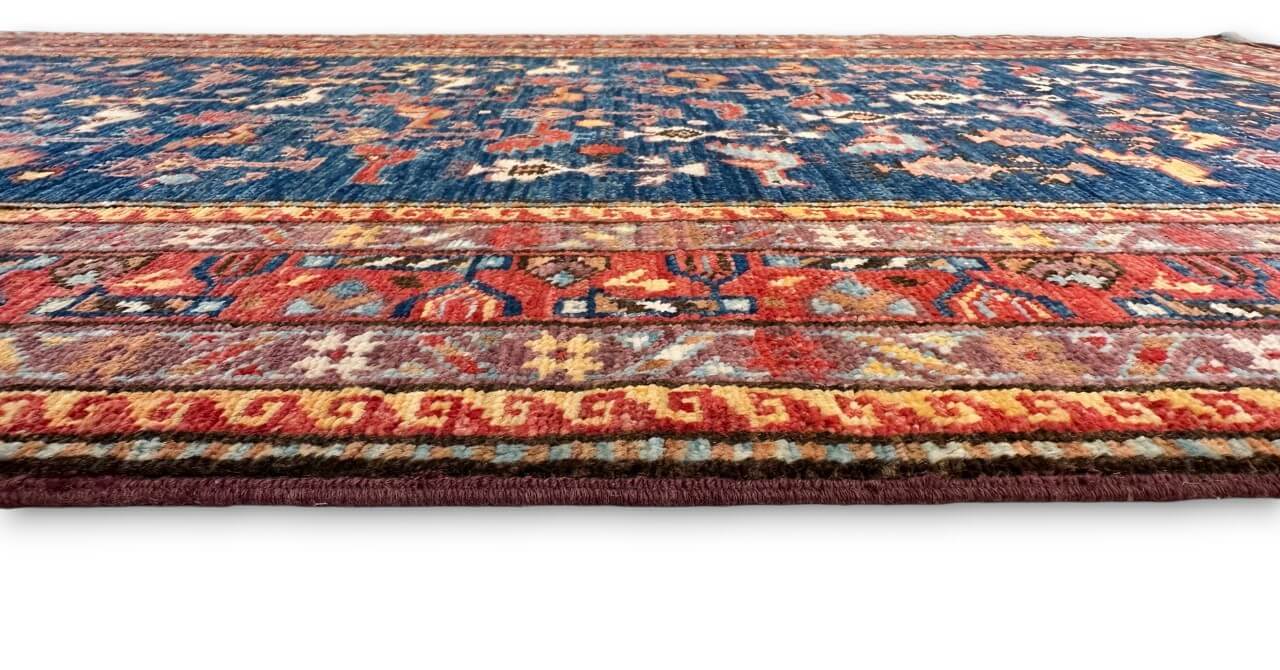 Balouch - Qashqai (3'02"x9'05") navy/red