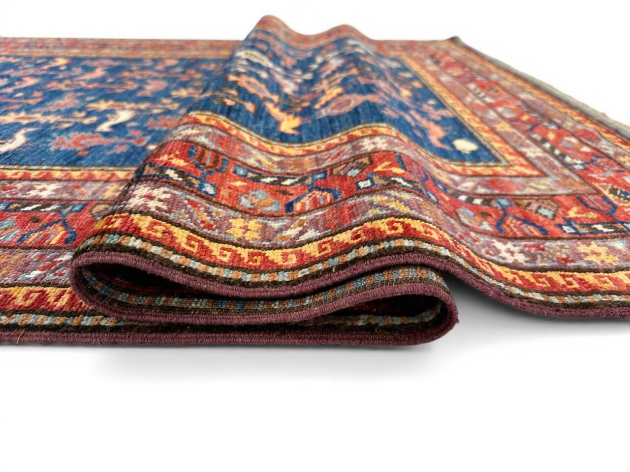 Balouch - Qashqai (3'02"x9'05") navy/red