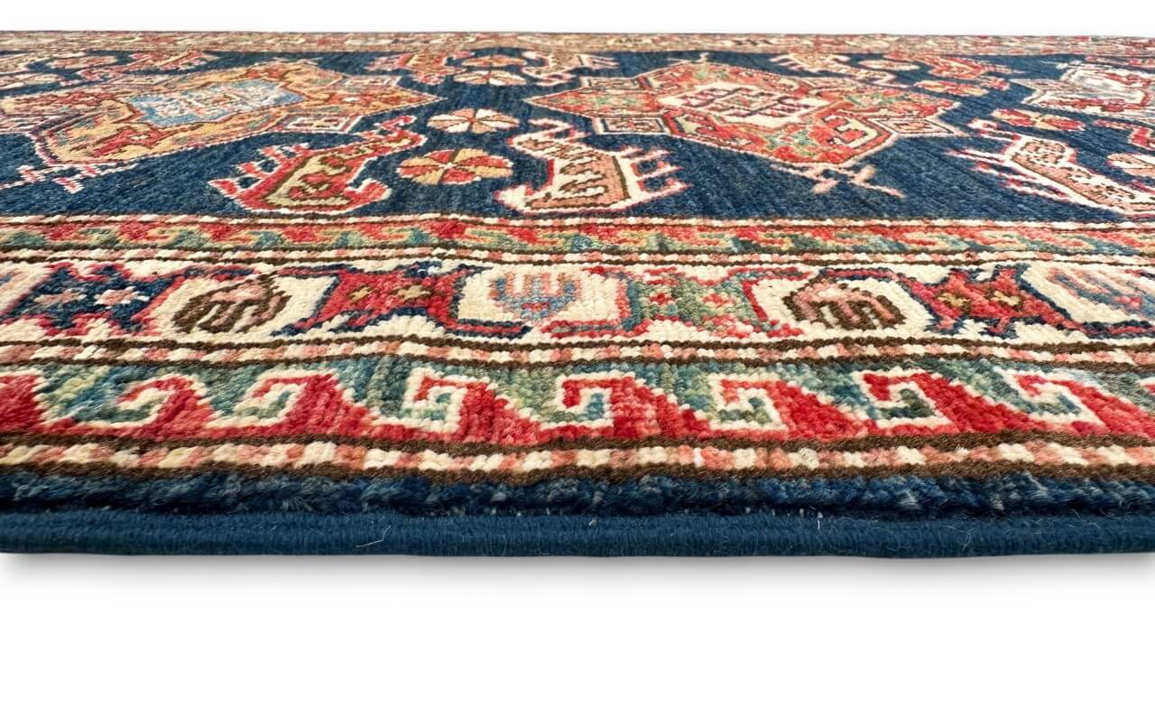Super Kazak (2'07"x9'07") navy/ivory