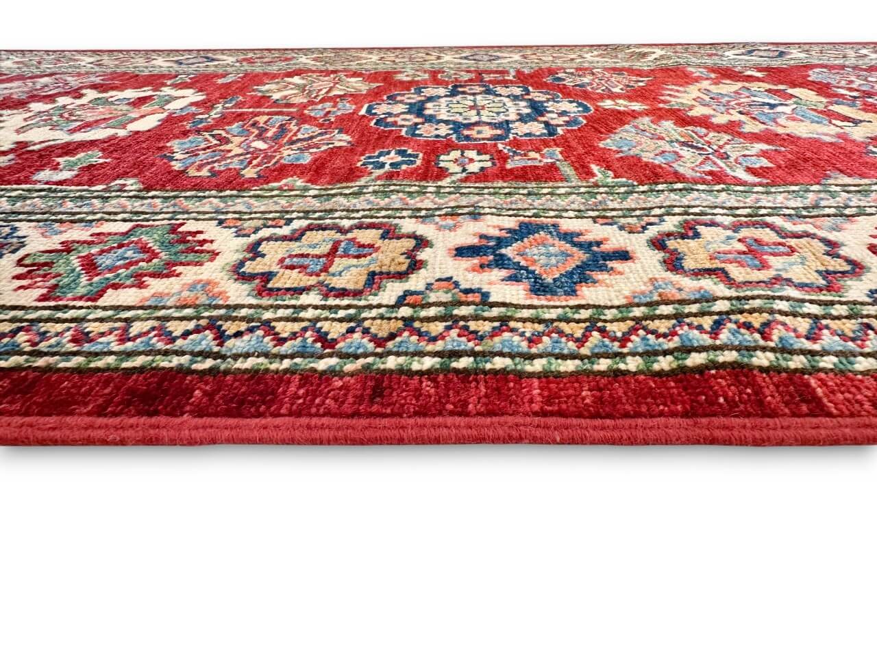 Super Kazak (2'06"x9'10") red/ivory