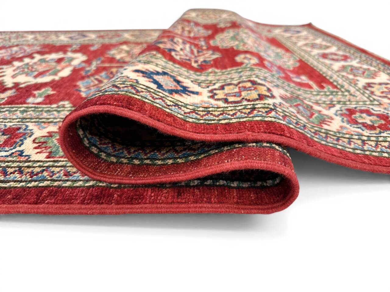 Super Kazak (2'06"x9'10") red/ivory