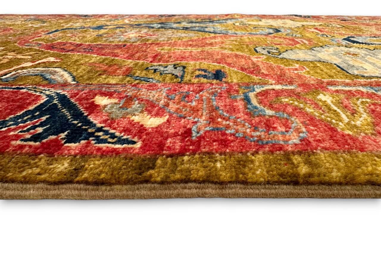 Afghan Bidjar (2'10"x11'08") dark gold/red/navy