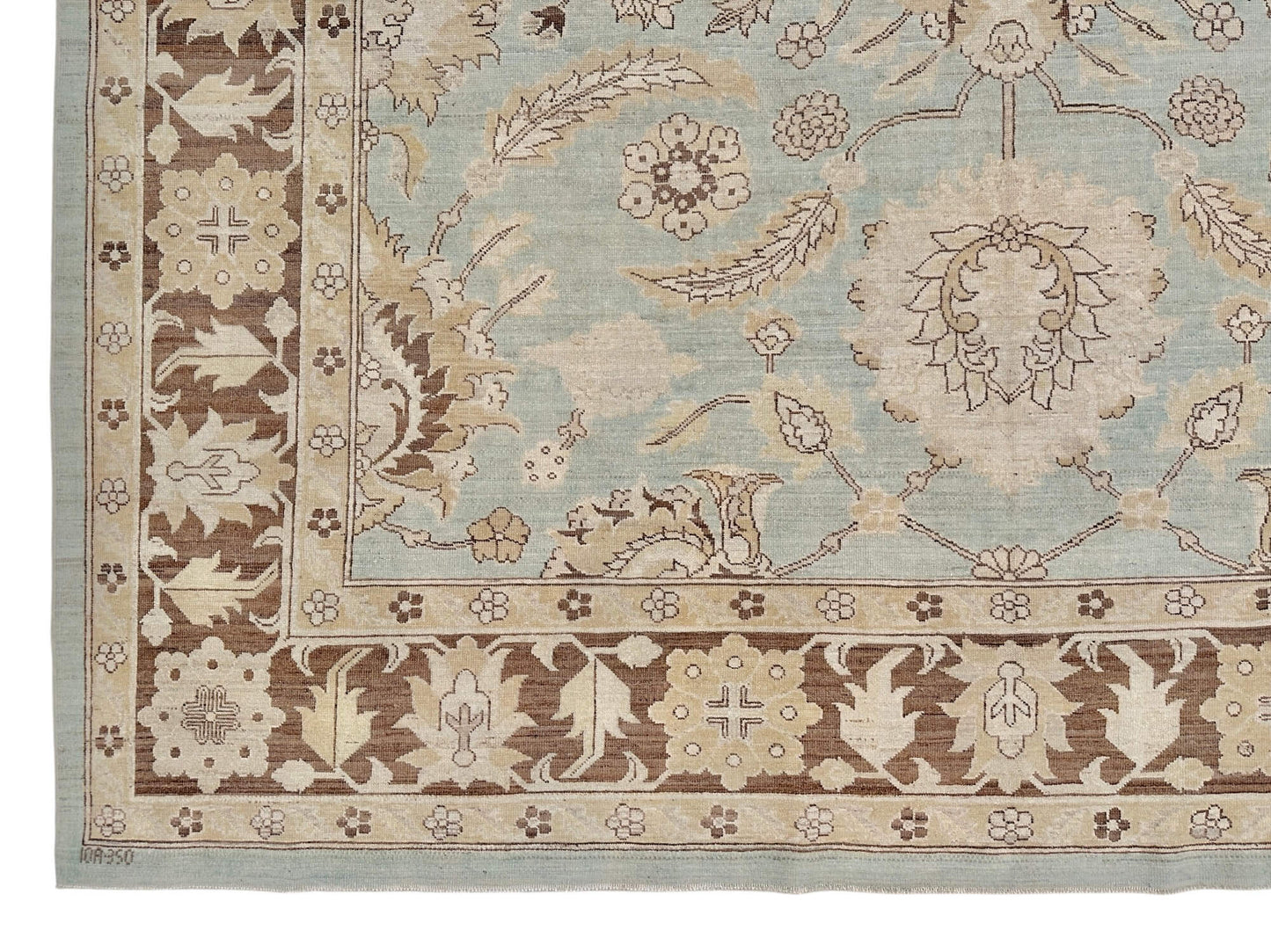 Fine Afghan Sultanabad (8'00"x10'02") lt.blue/brown
