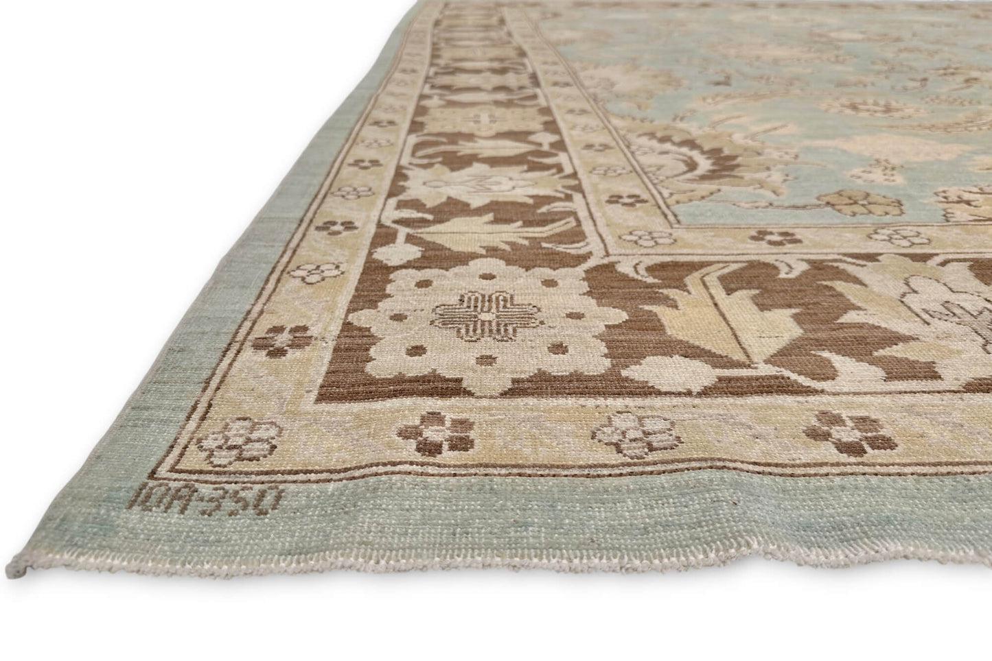 Fine Afghan Sultanabad (8'00"x10'02") lt.blue/brown