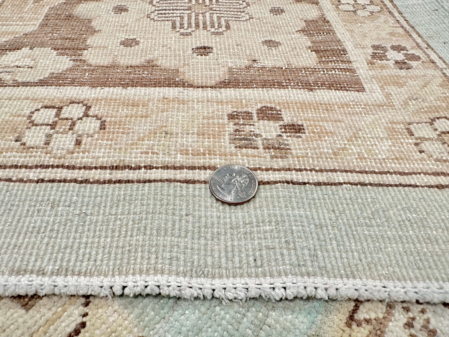 Fine Afghan Sultanabad (8'00"x10'02") lt.blue/brown