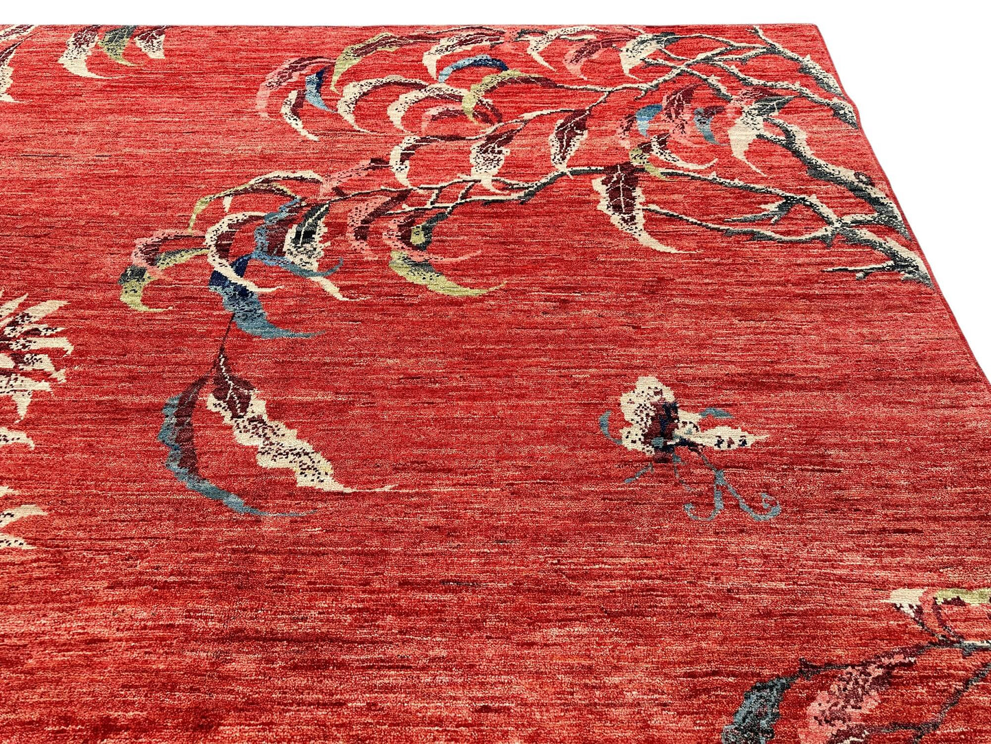 Afghan Art Deco (8'01"x9'08") red