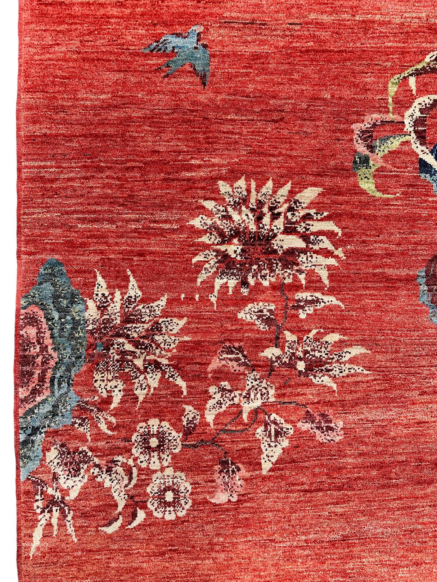 Afghan Art Deco (8'01"x9'08") red