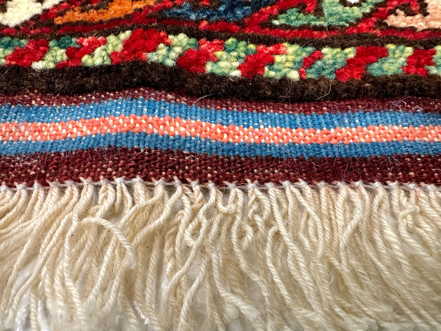 Afghan Baluch (6'02"x9'07") dk.red/adobe/multicolor