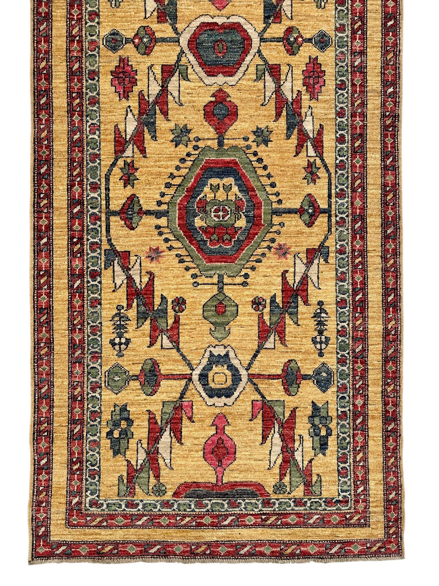 Afghan Bakshaish (3'01"x11'10") gold