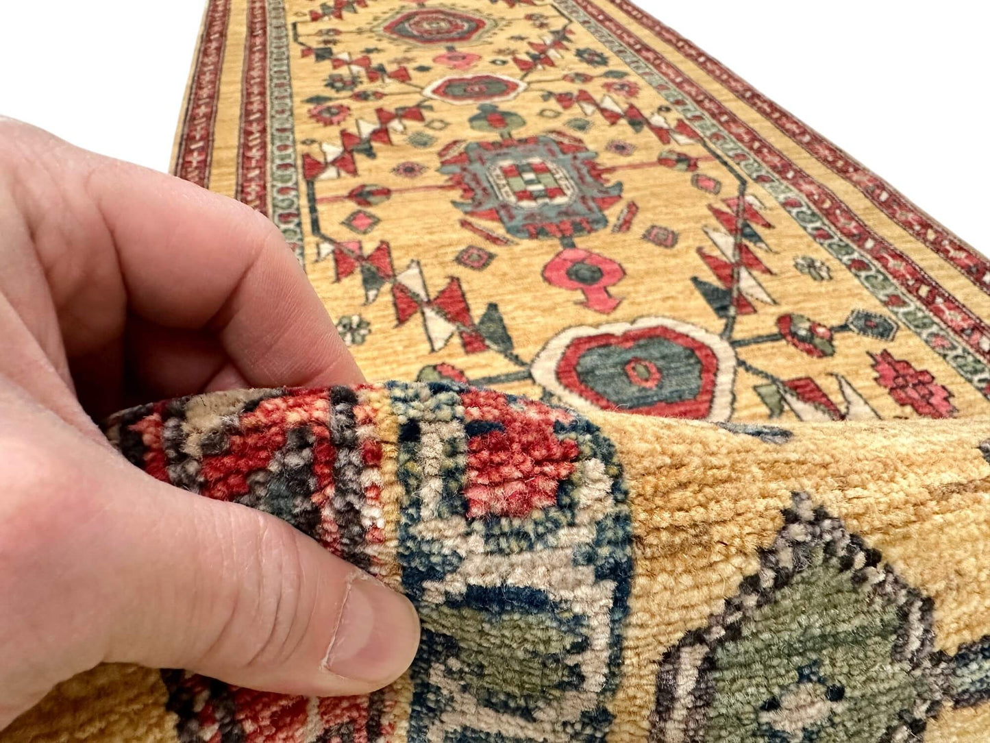 Afghan Bakshaish (3'01"x11'10") gold