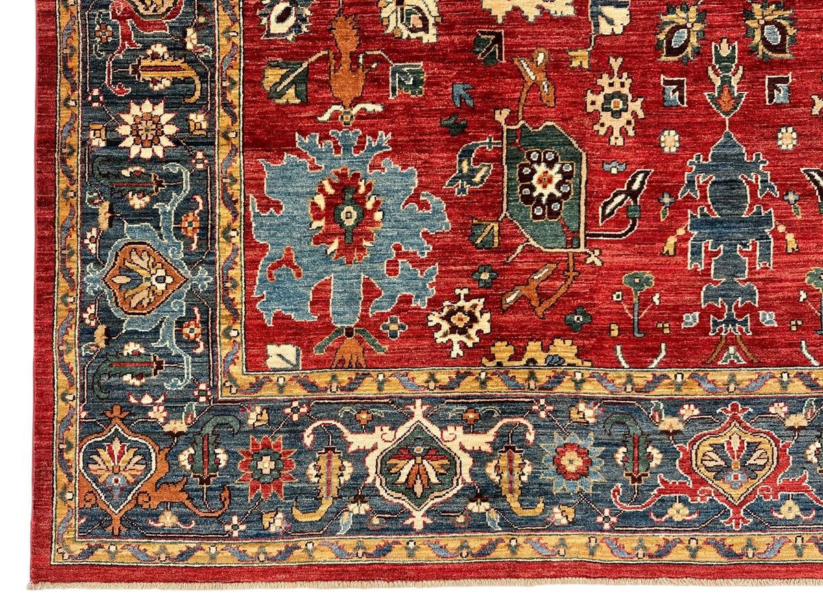 Aryana - Mirage/Sultanabad (9'00"x11'10") burgundy/navy