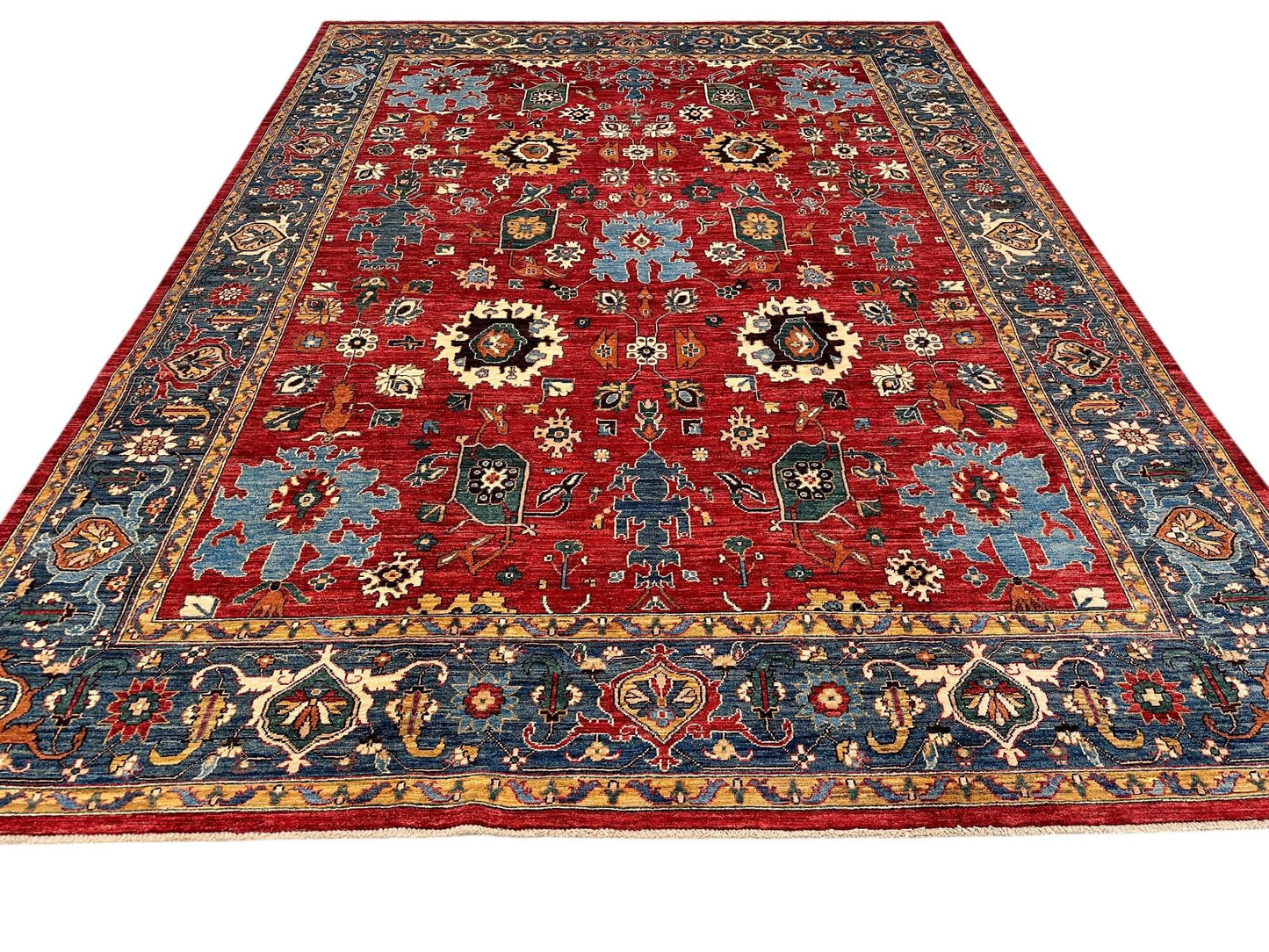 Aryana - Mirage/Sultanabad (9'00"x11'10") burgundy/navy