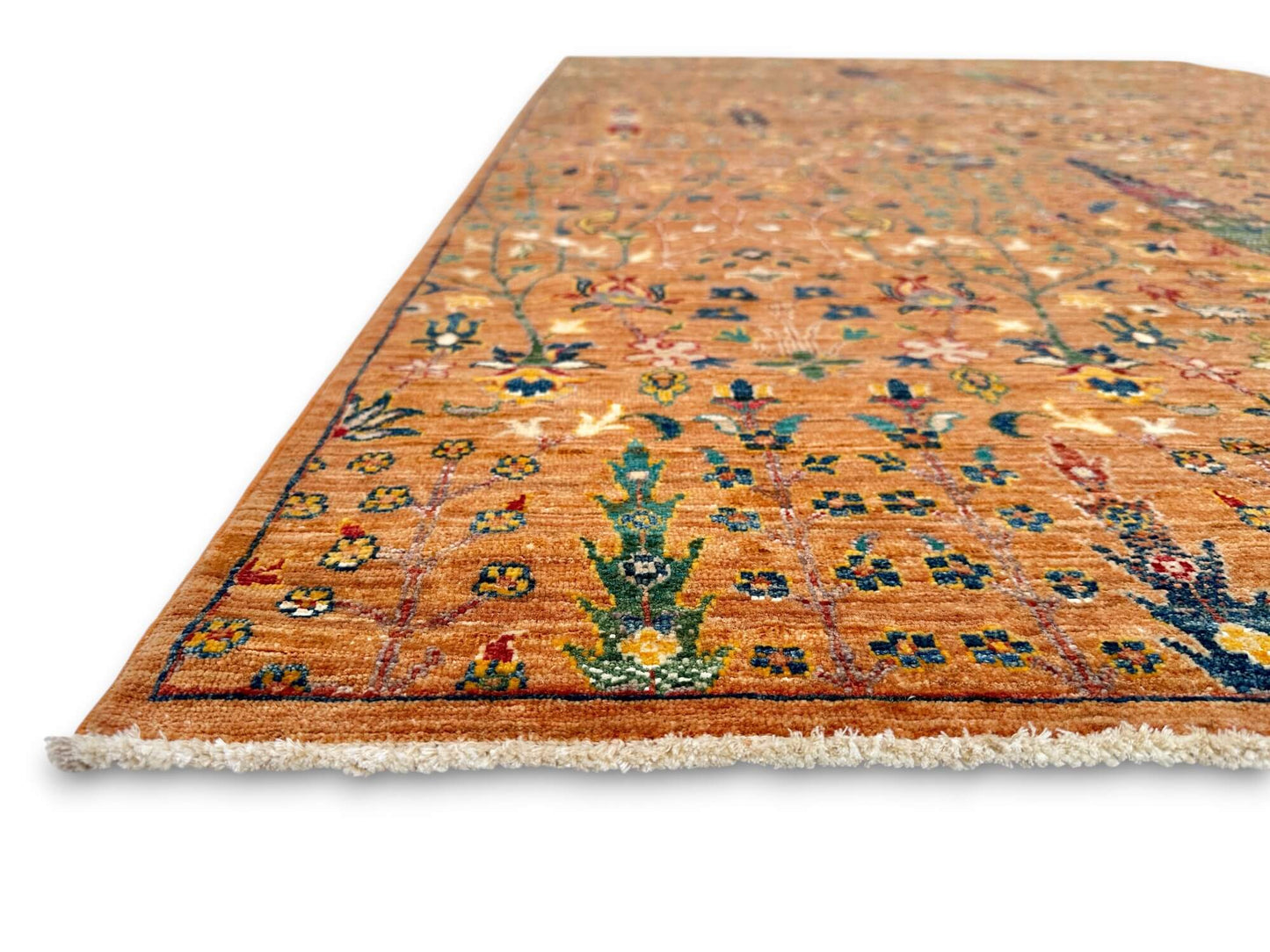 Nooristan -Tree of Life (5'11"x9'02") peach/multicolor