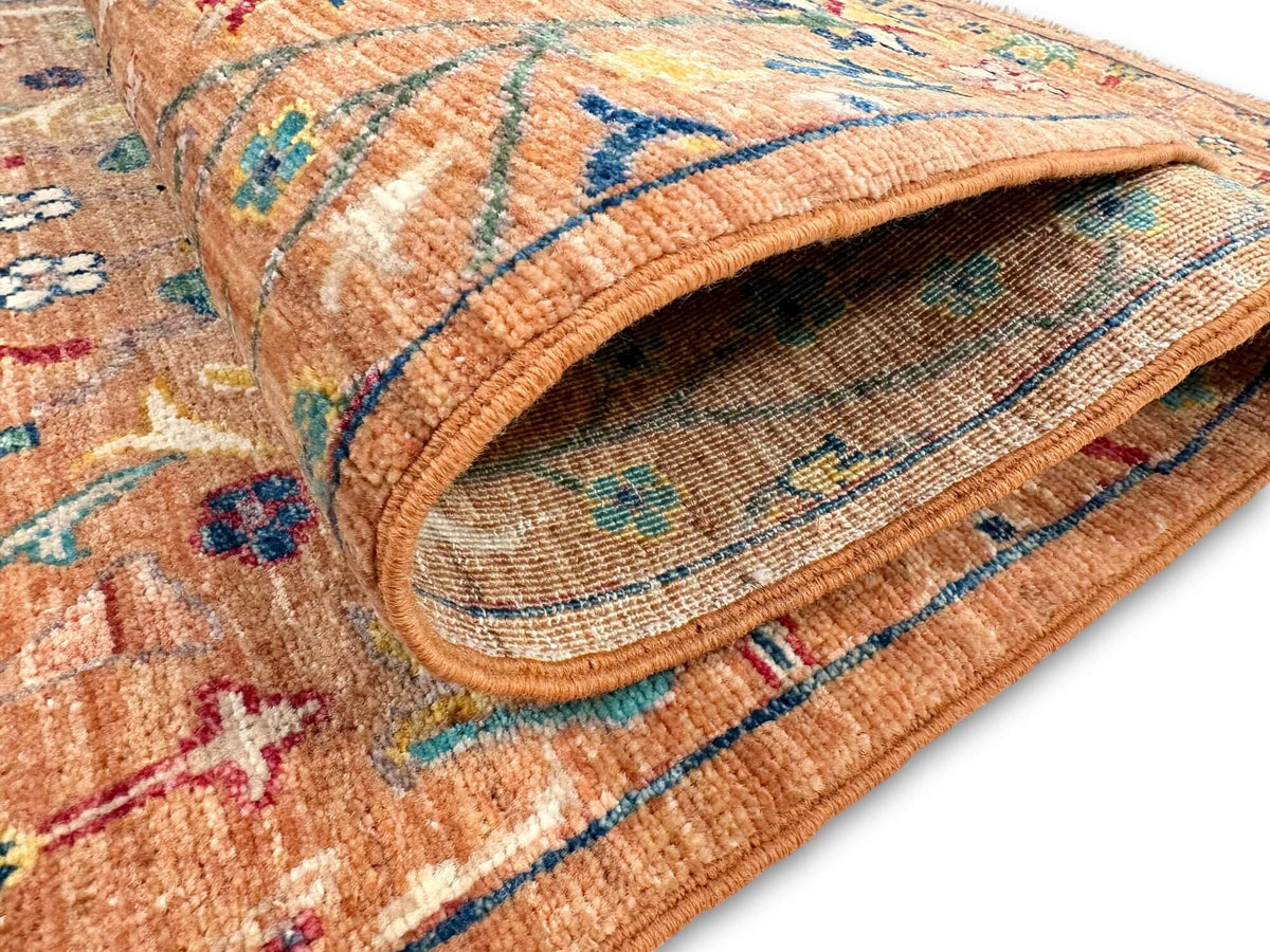 Nooristan -Tree of Life (5'11"x9'02") peach/multicolor