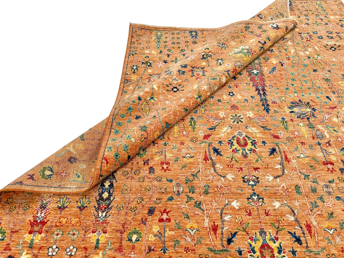 Nooristan -Tree of Life (5'11"x9'02") peach/multicolor