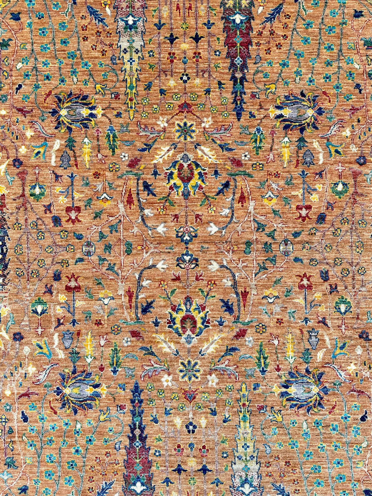 Nooristan -Tree of Life (5'11"x9'02") peach/multicolor