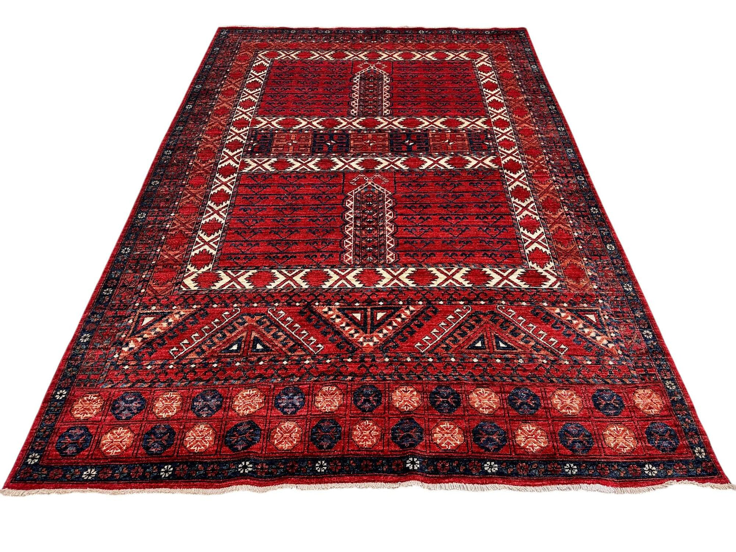 Aryana - Hatchlu (6'00"x8'10") dk.red