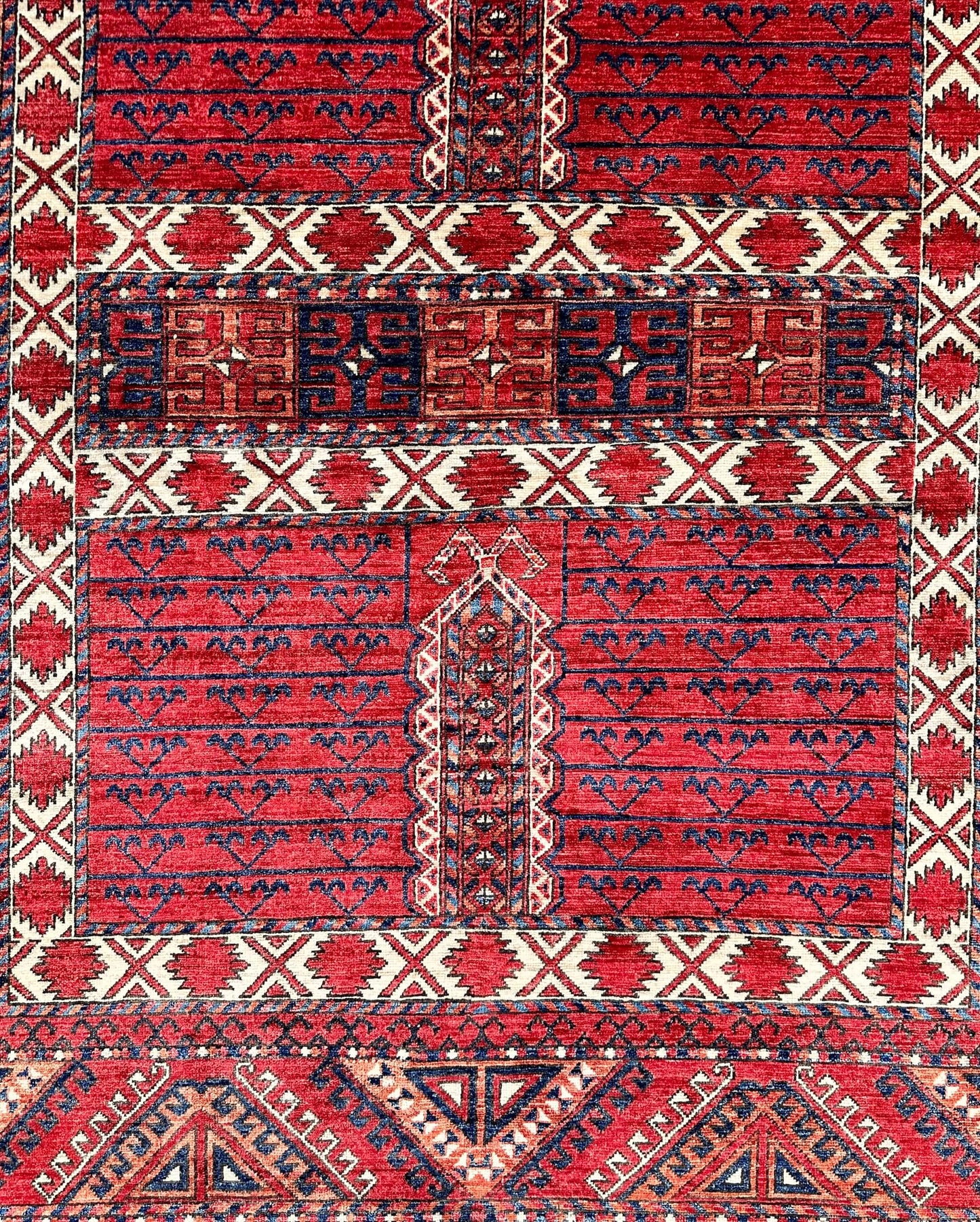 Aryana - Hatchlu (6'00"x8'10") dk.red