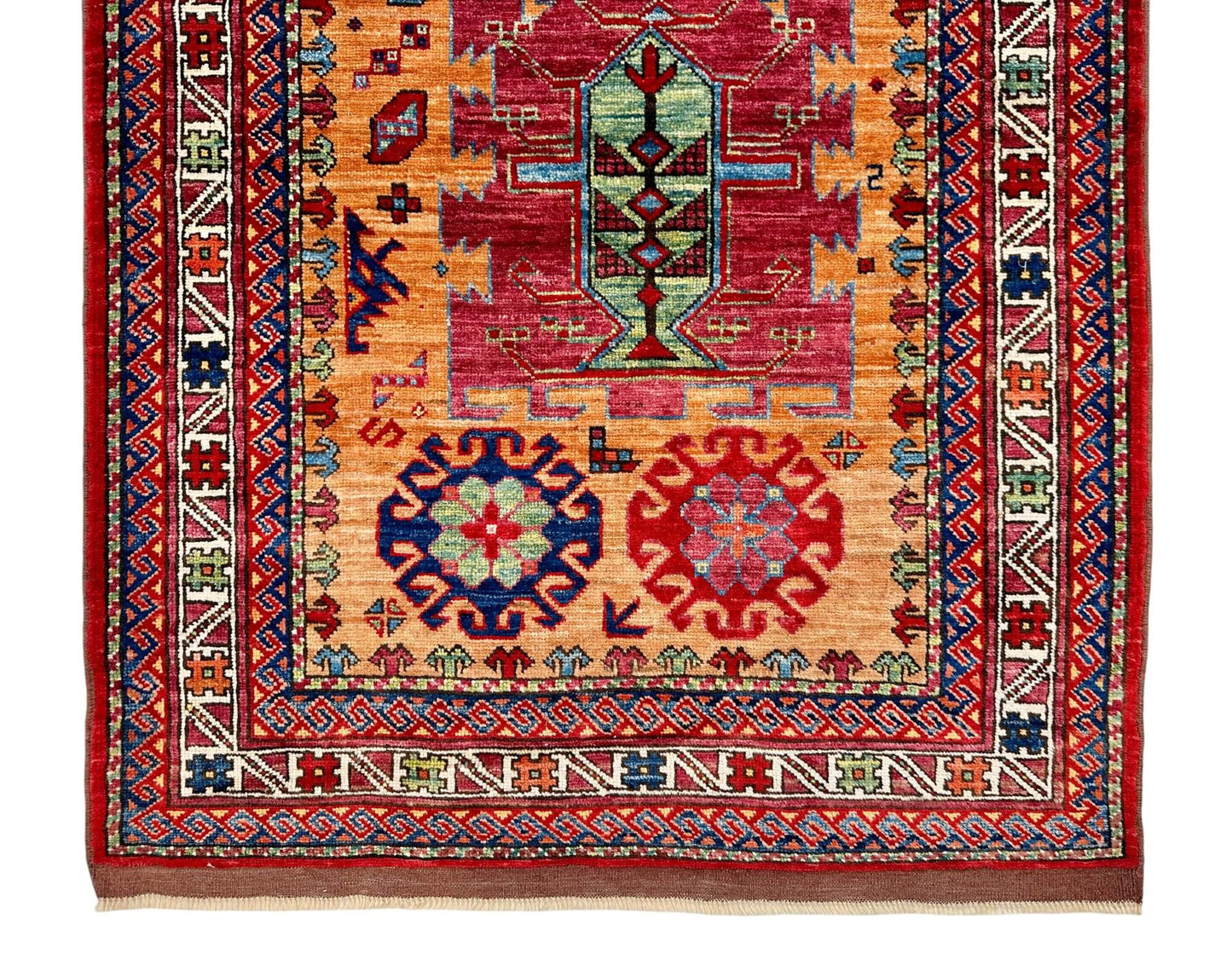 Baluch (3'02"x11'08") copper/multicolor
