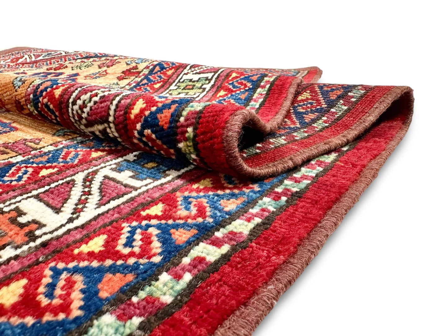 Baluch (3'02"x11'08") copper/multicolor