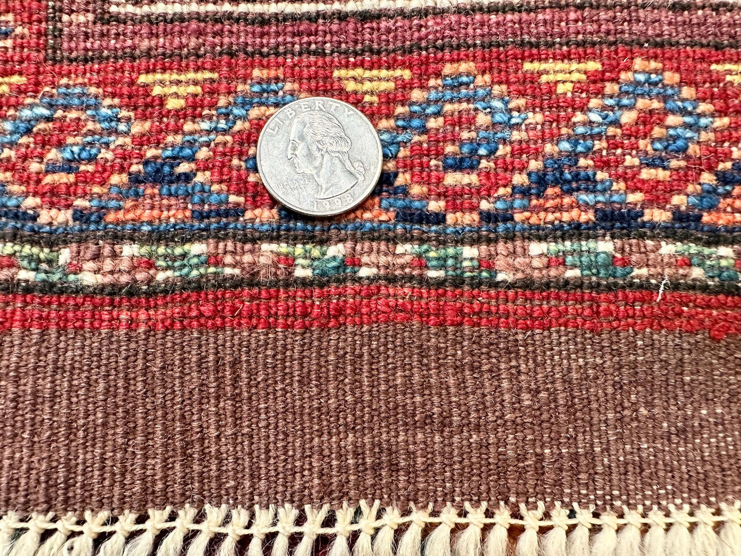 Baluch (3'02"x11'08") copper/multicolor