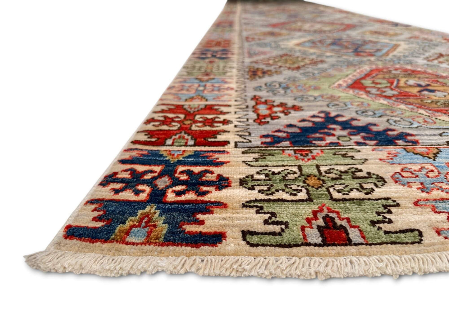 Aryana - Kuba-Shirvan (3'02"x15'08") ivory/multicolor
