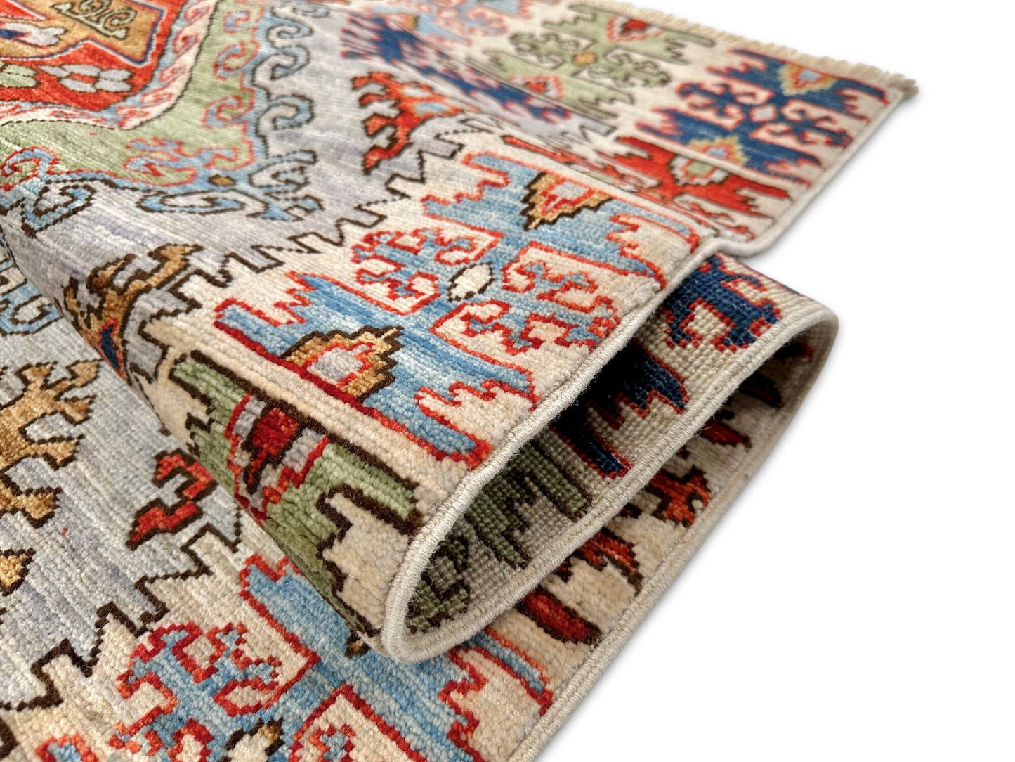 Aryana - Kuba-Shirvan (3'02"x15'08") ivory/multicolor