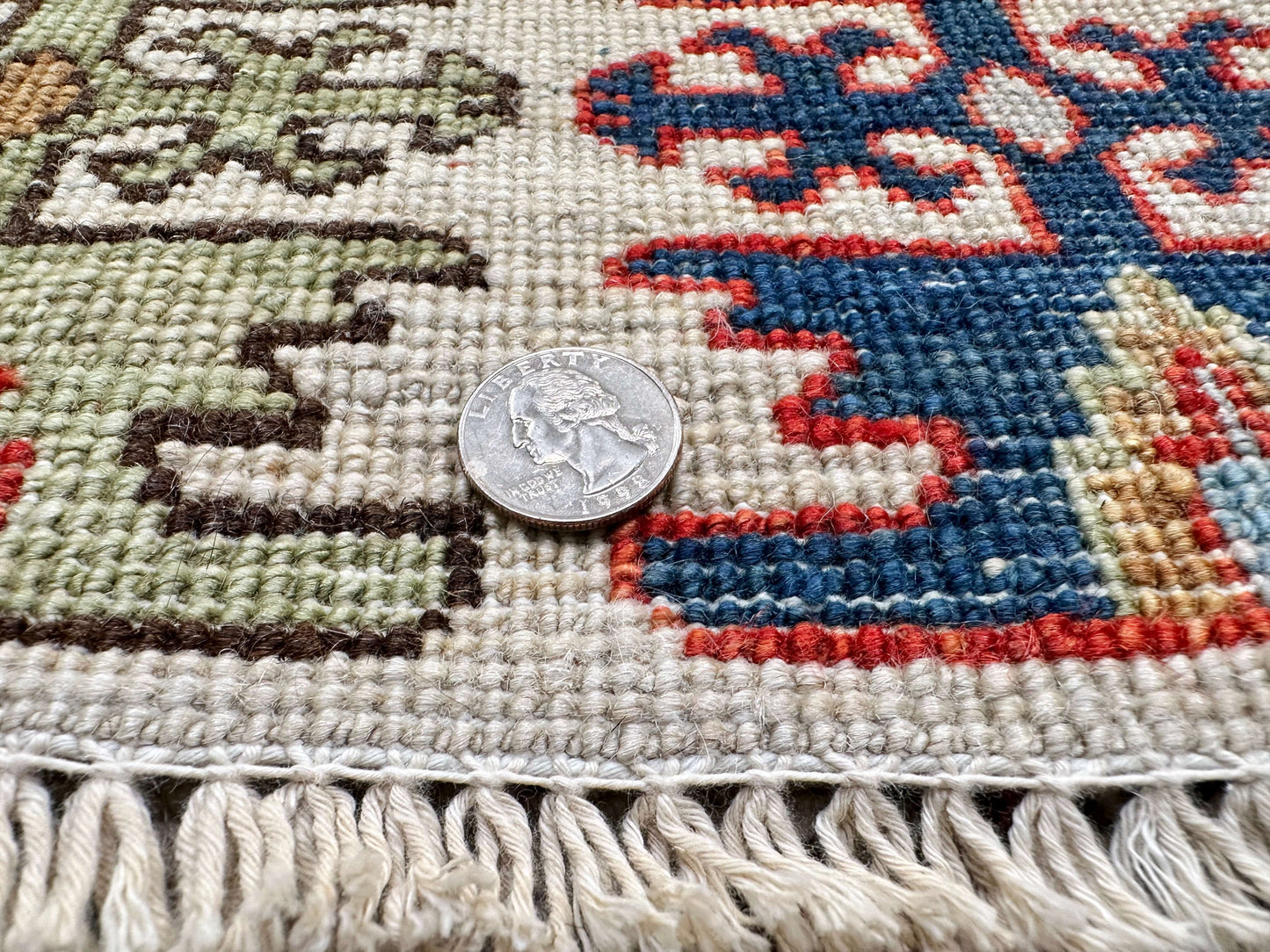 Aryana - Kuba-Shirvan (3'02"x15'08") ivory/multicolor