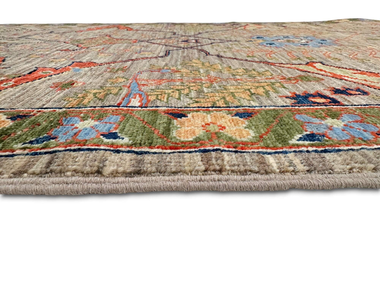 Faryab - Bidjar (2'08"x13'07") camel/green