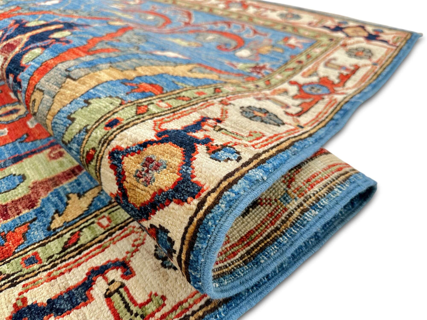 Aryana - Bidjar (2'08"x9'10") blue/ivory