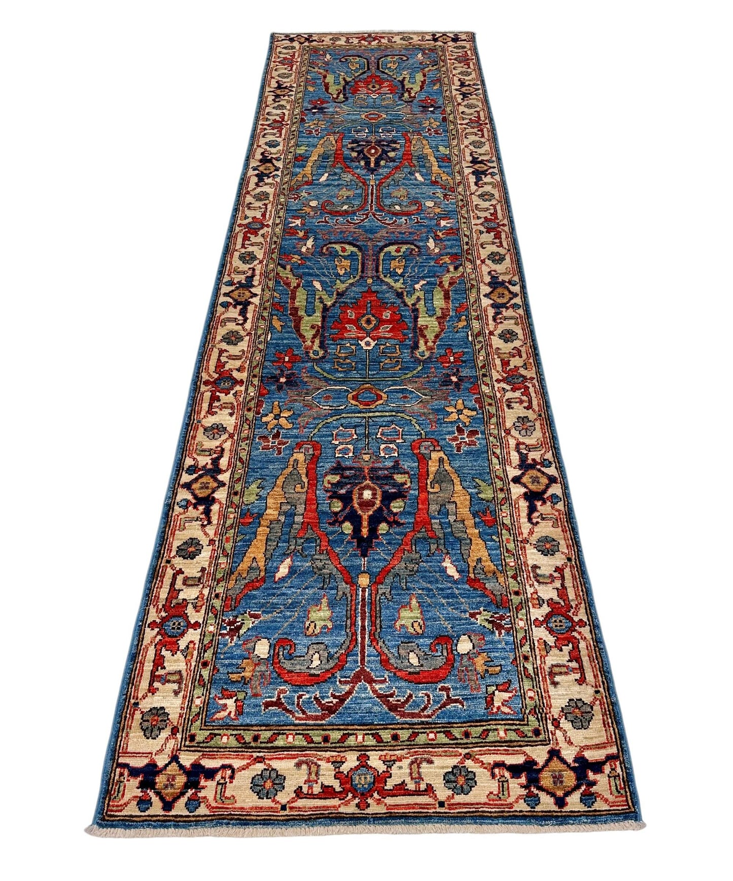Aryana - Bidjar (2'08"x9'10") blue/ivory