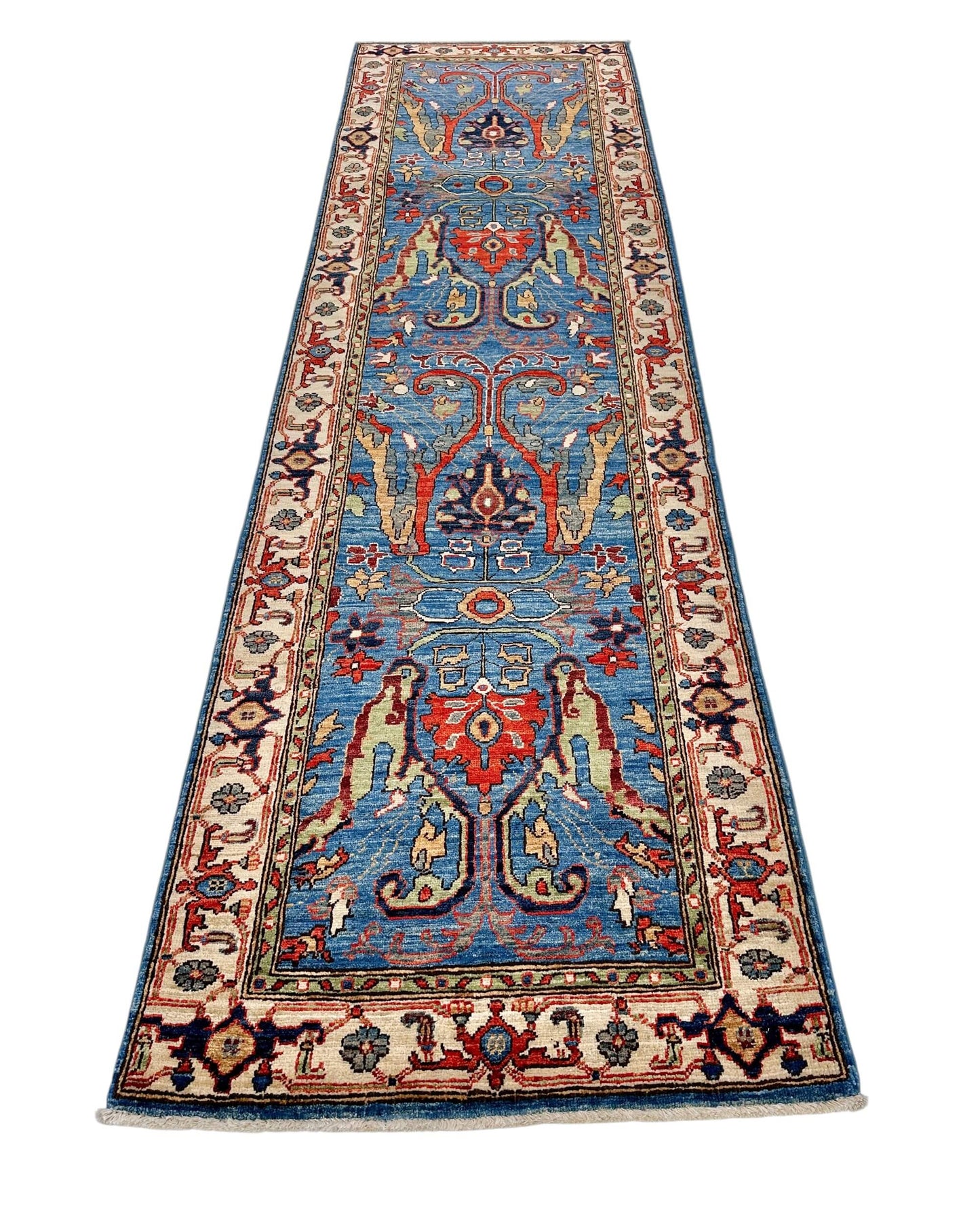 Aryana - Bidjar (2'08"x9'10") blue/ivory