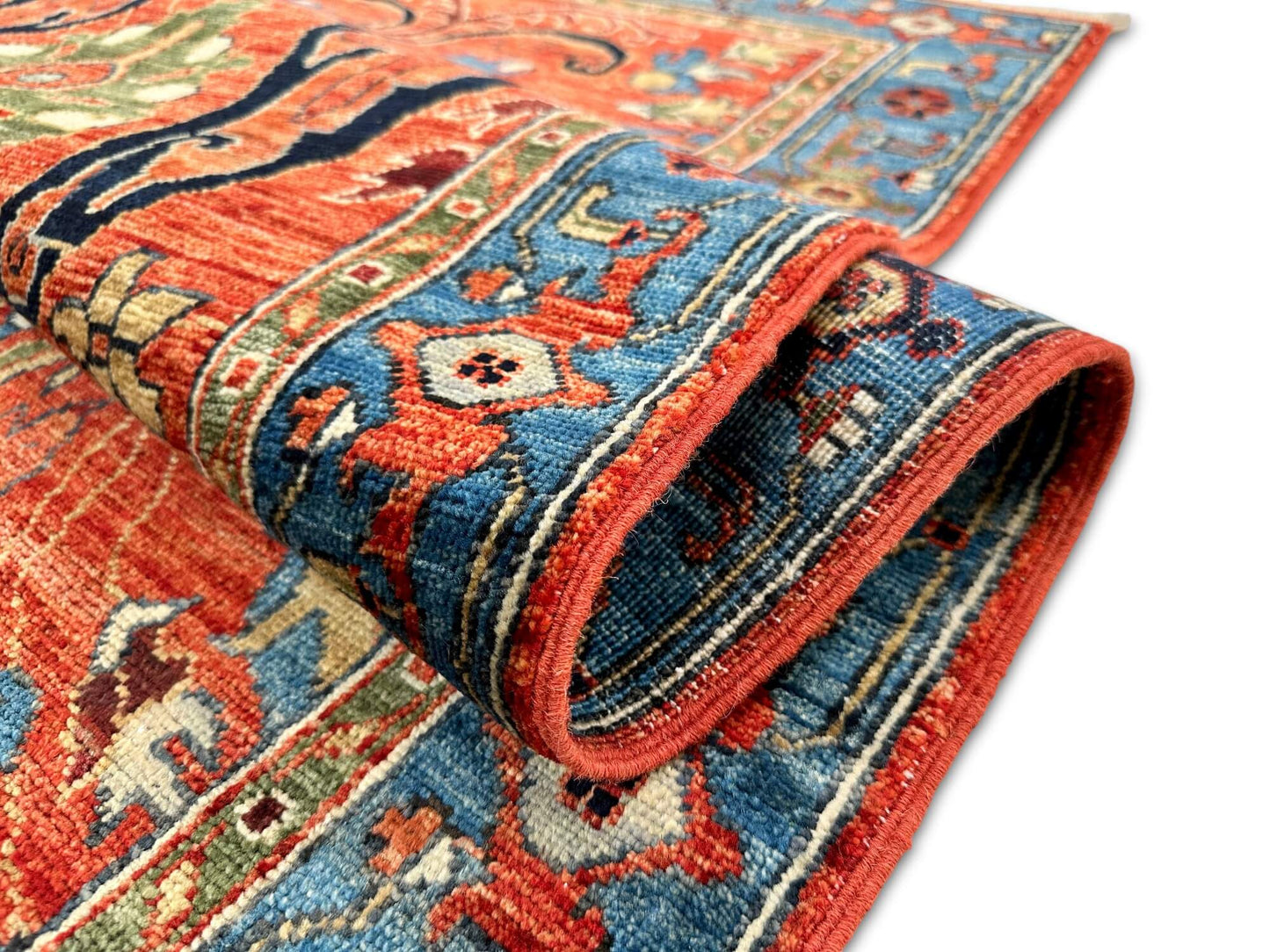 Aryana - Bidjar (2'09"x15'08") rust/blue