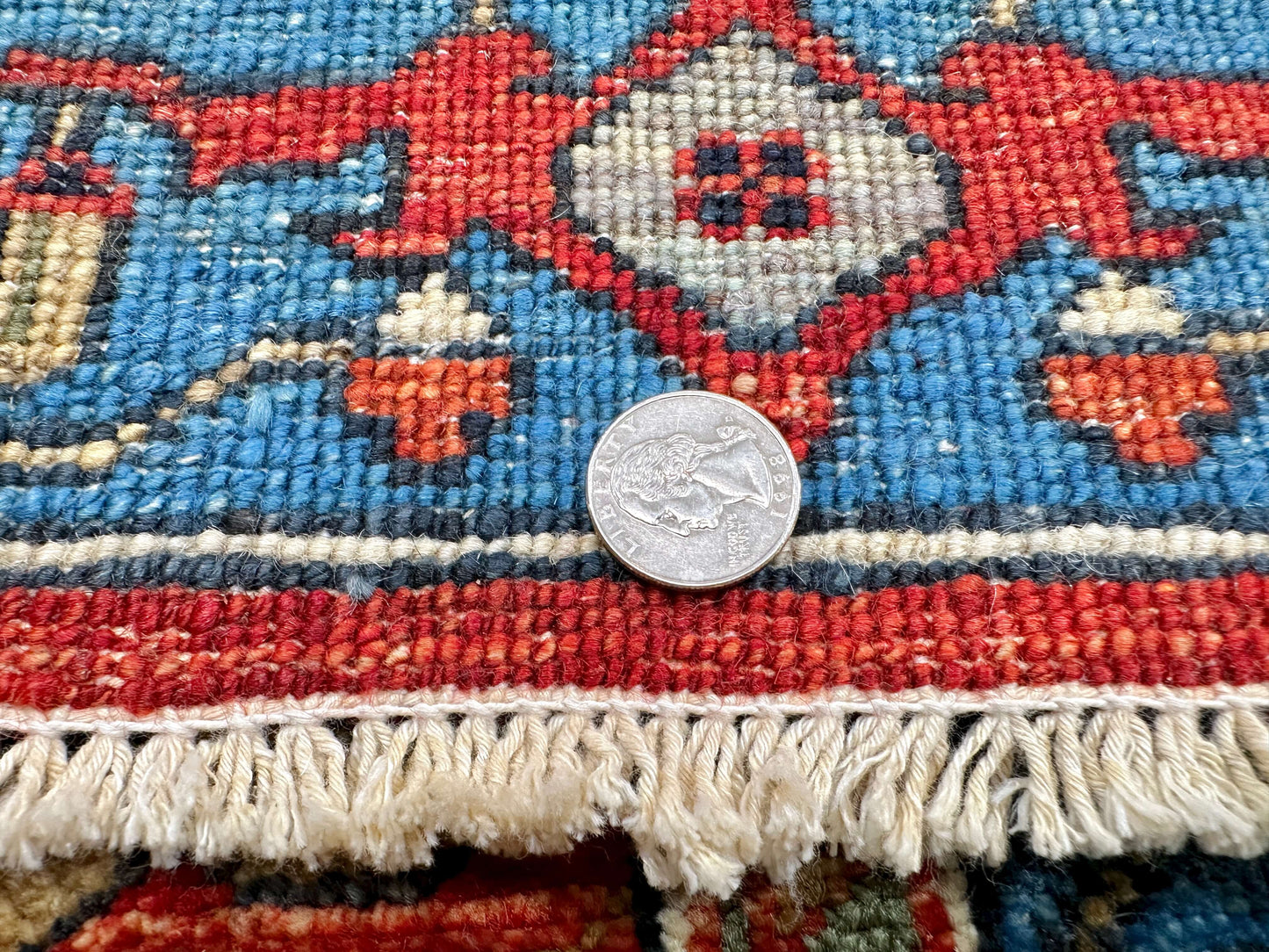 Aryana - Bidjar (2'09"x15'08") rust/blue
