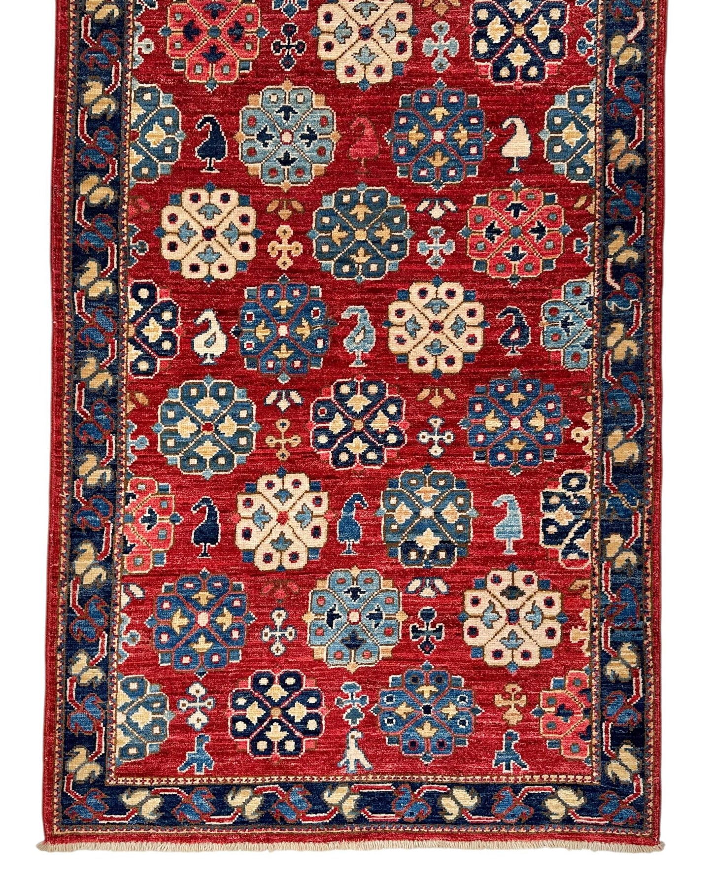 Faryab - Shirvan (2'07"x9'07) red/navy