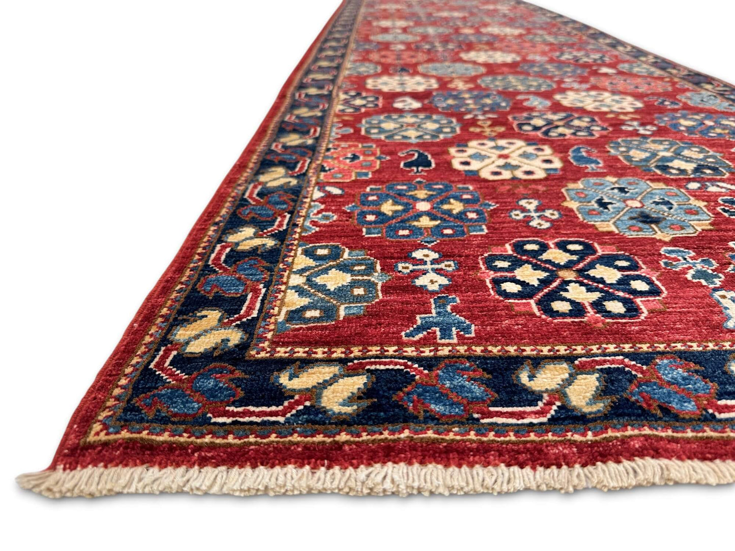 Faryab - Shirvan (2'07"x9'07) red/navy