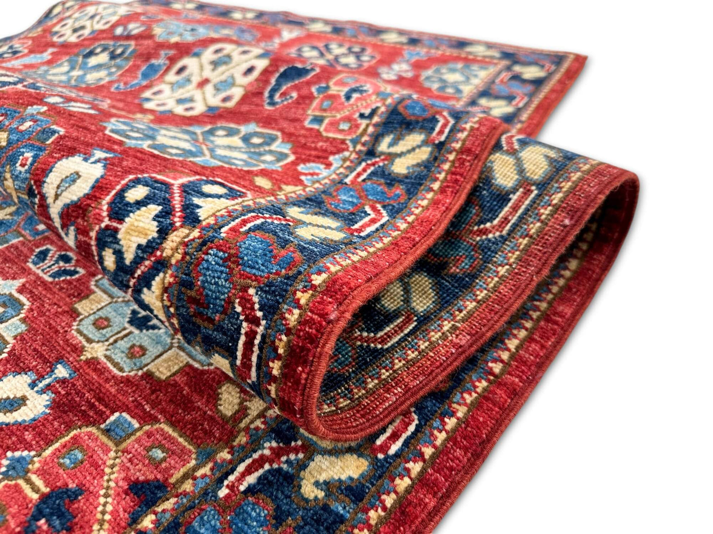 Faryab - Shirvan (2'07"x9'07) red/navy