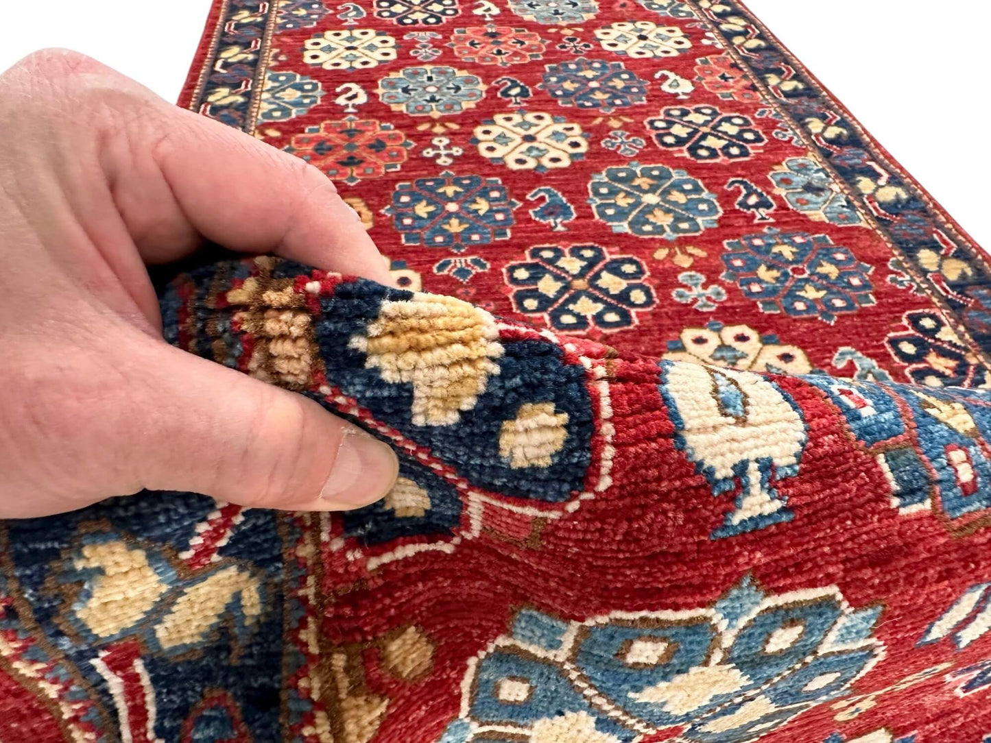 Faryab - Shirvan (2'07"x9'07) red/navy
