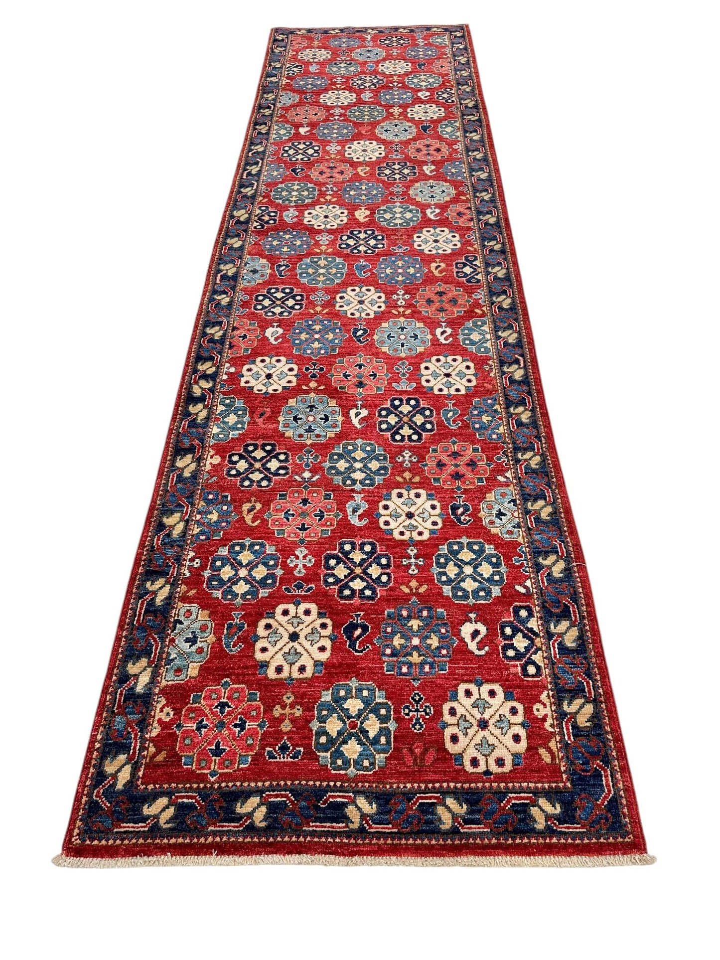 Faryab - Shirvan (2'07"x9'07) red/navy