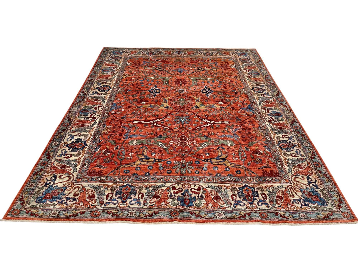 Aryana - Bidjar (7'09"x9'09") light rust/ivory