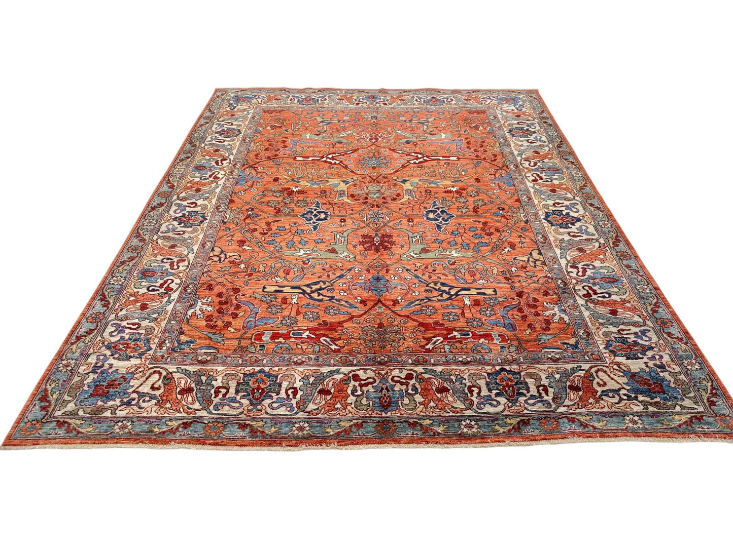 Aryana - Bidjar (7'09"x9'09") light rust/ivory