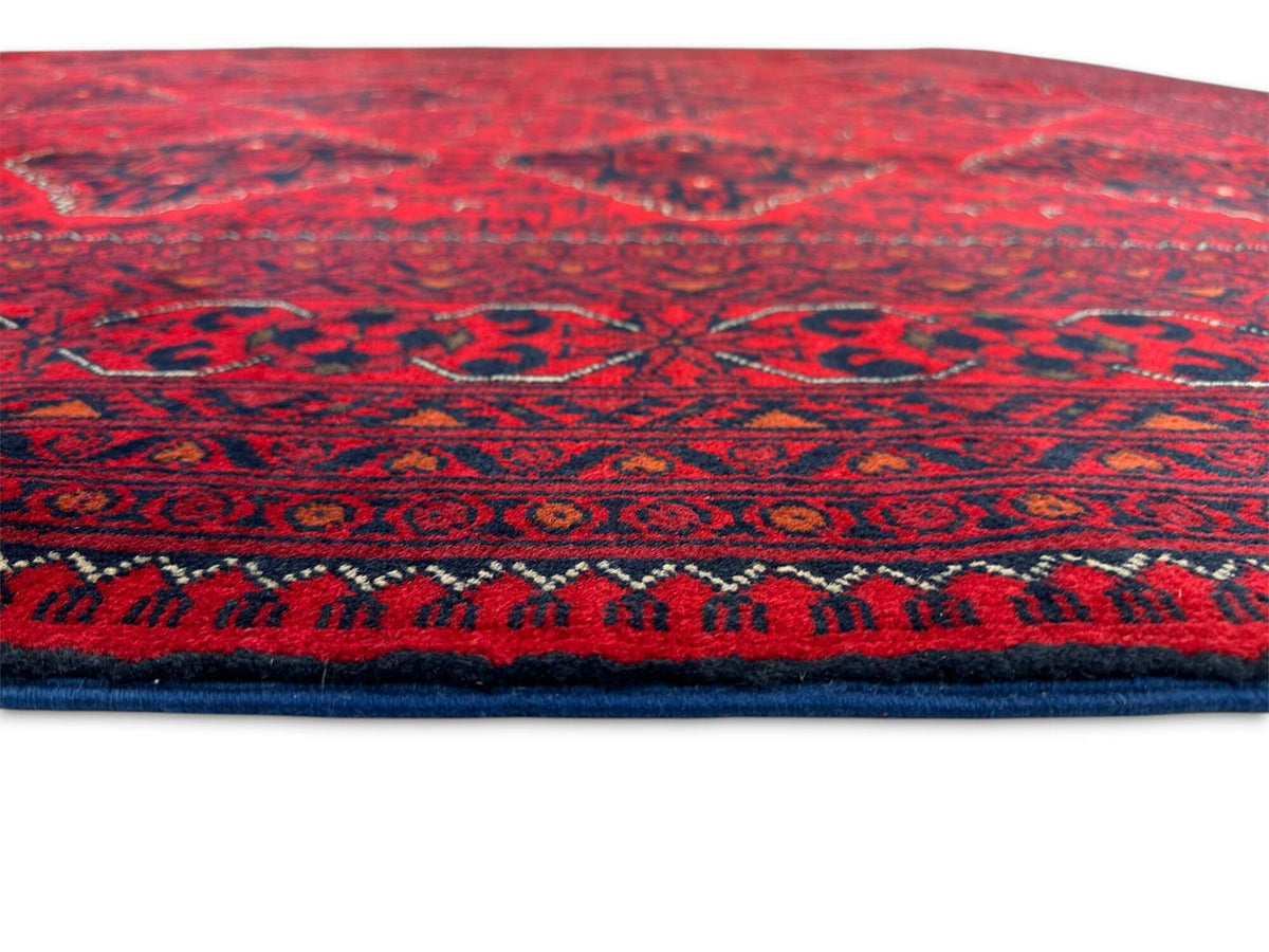 Khal Mohammadi (8'04"x11'02") red/deep indigo