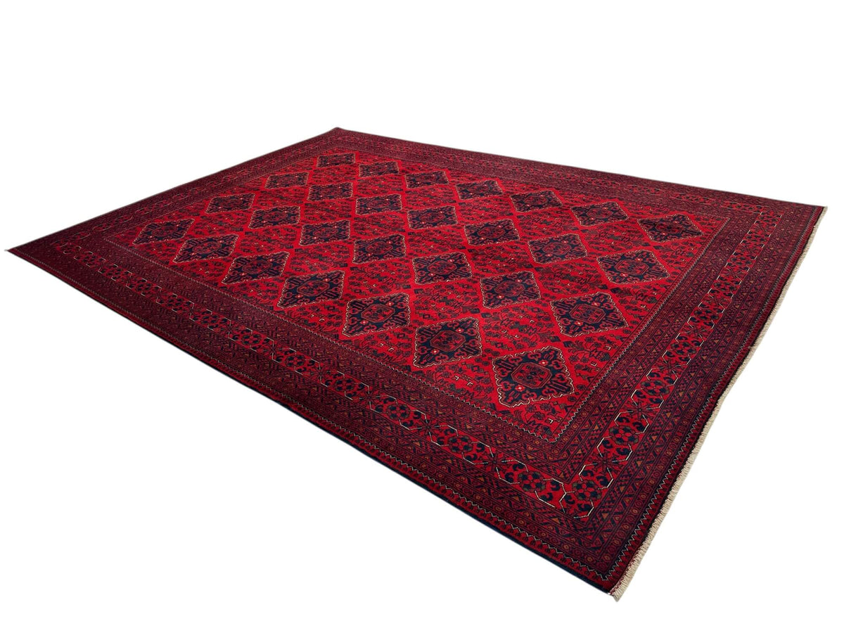 Khal Mohammadi (8'04"x11'02") red/deep indigo