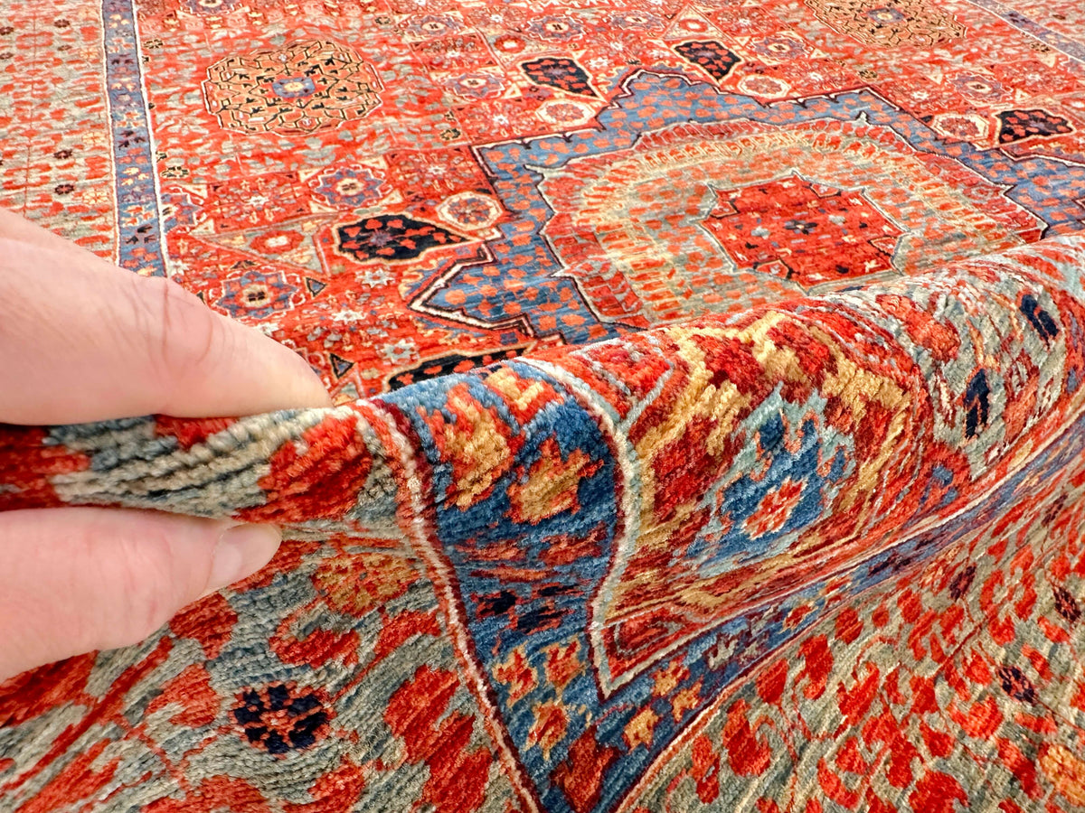 Nooristan - Mamluk (6'01"x8'09") red/teal