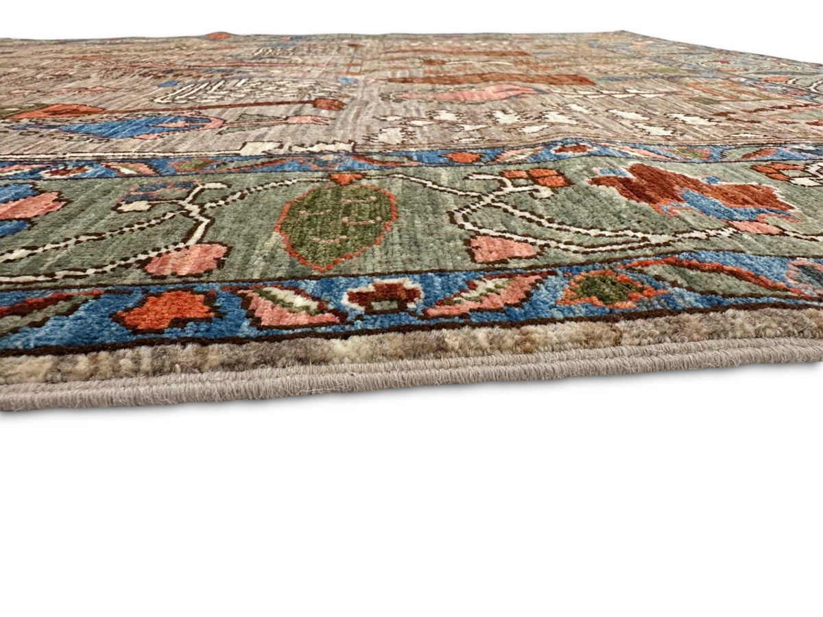 Fine Aryana - Tree of Life (4'01"x6'01") natural/green
