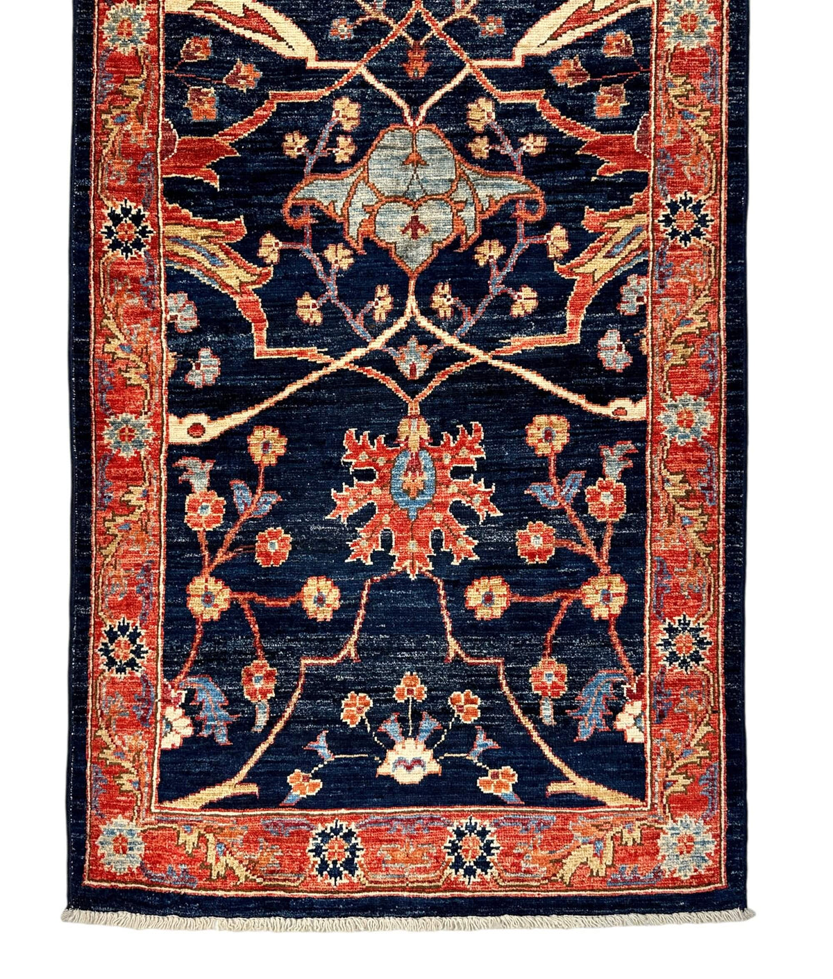 Aryana - Bidjar (2'06"x15'05") navy/red