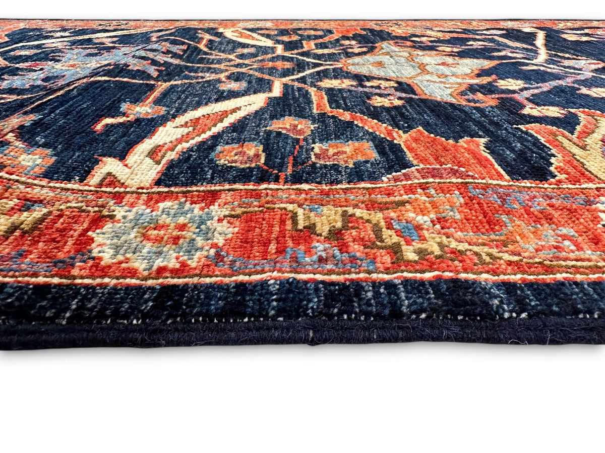 Aryana - Bidjar (2'06"x15'05") navy/red