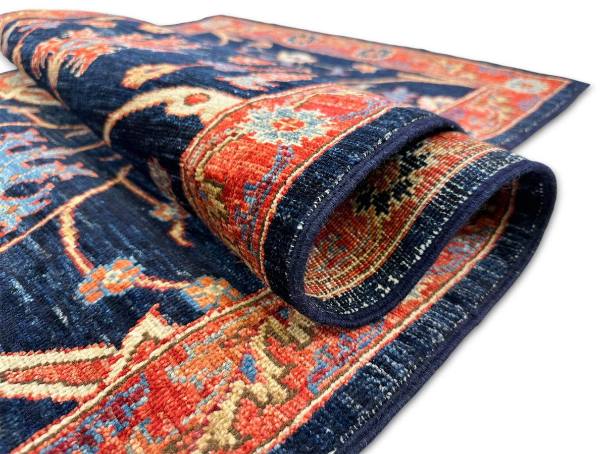 Aryana - Bidjar (2'06"x15'05") navy/red